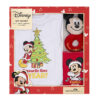 Set 3 Piezas Navidad Disney Rojo Niño Mickey 0-12 Meses